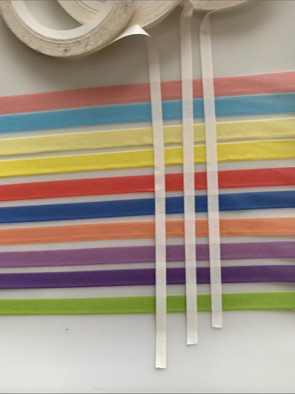 Colorful Thin Washi Tape - Multi Color